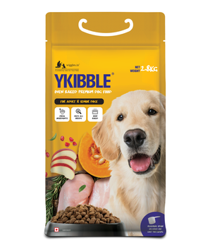 Ykibble Adult Dry Dog Food - Oven Baked Nutritionally Balanced - Chicken & Vegetables