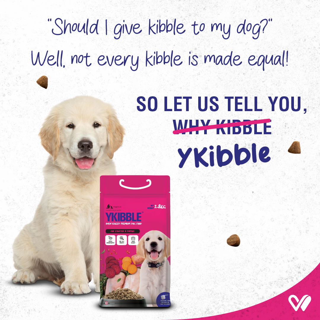Ykibble Dry Puppy Food Small Dogs, 1-12 Months - Oven Baked Nutrionally Balanced - Chicken & Vegetables