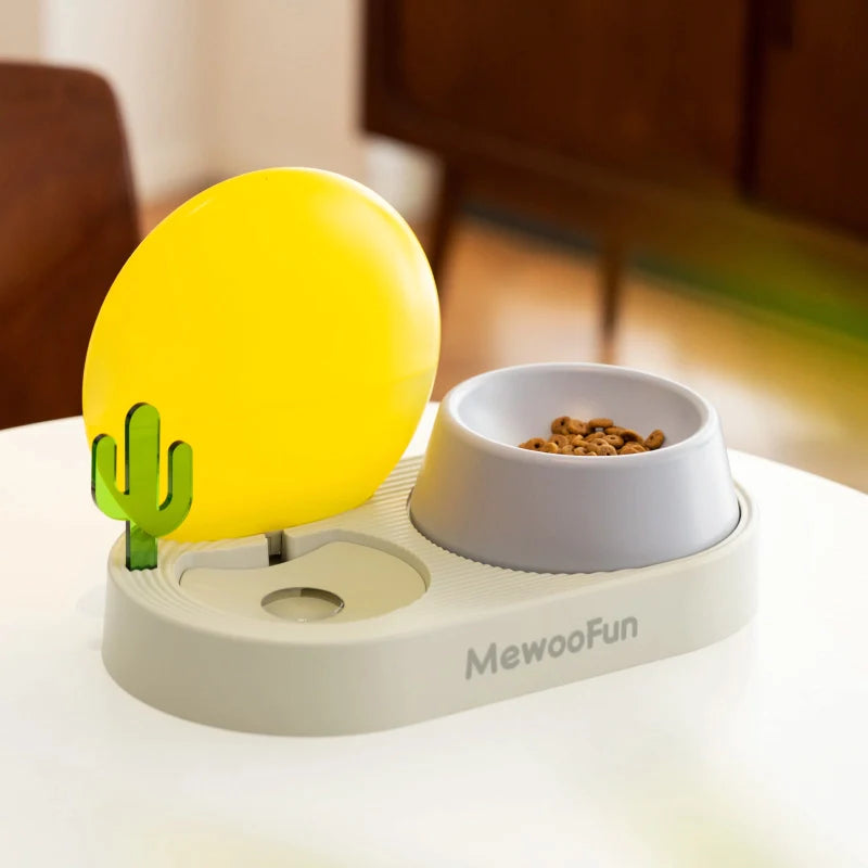 MewooFun Sunrise Cat Bowl Auto Pet Feeder