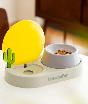 MewooFun Sunrise Cat Bowl Auto Pet Feeder