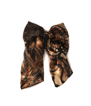 Animal Print Bow Tie