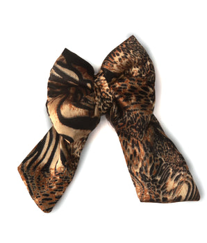Animal Print Bow Tie