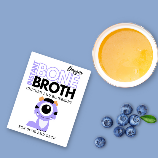 Instant Bone Broth - Chicken with Blueberries (Pack of 15 sachets) (Make 100ml Bone Broth with each sachet)