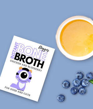 Instant Bone Broth - Chicken with Blueberries (Pack of 15 sachets) (Make 100ml Bone Broth with each sachet)