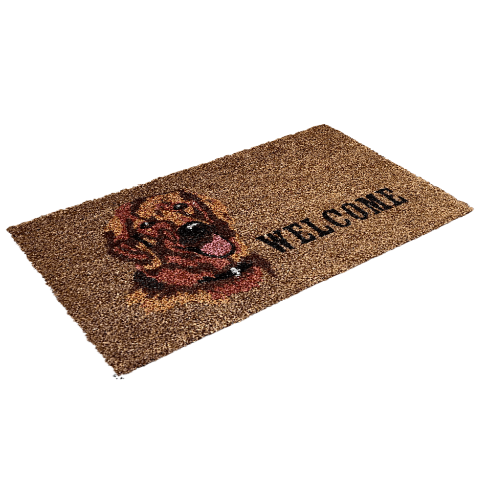Smiling Dog Doormat