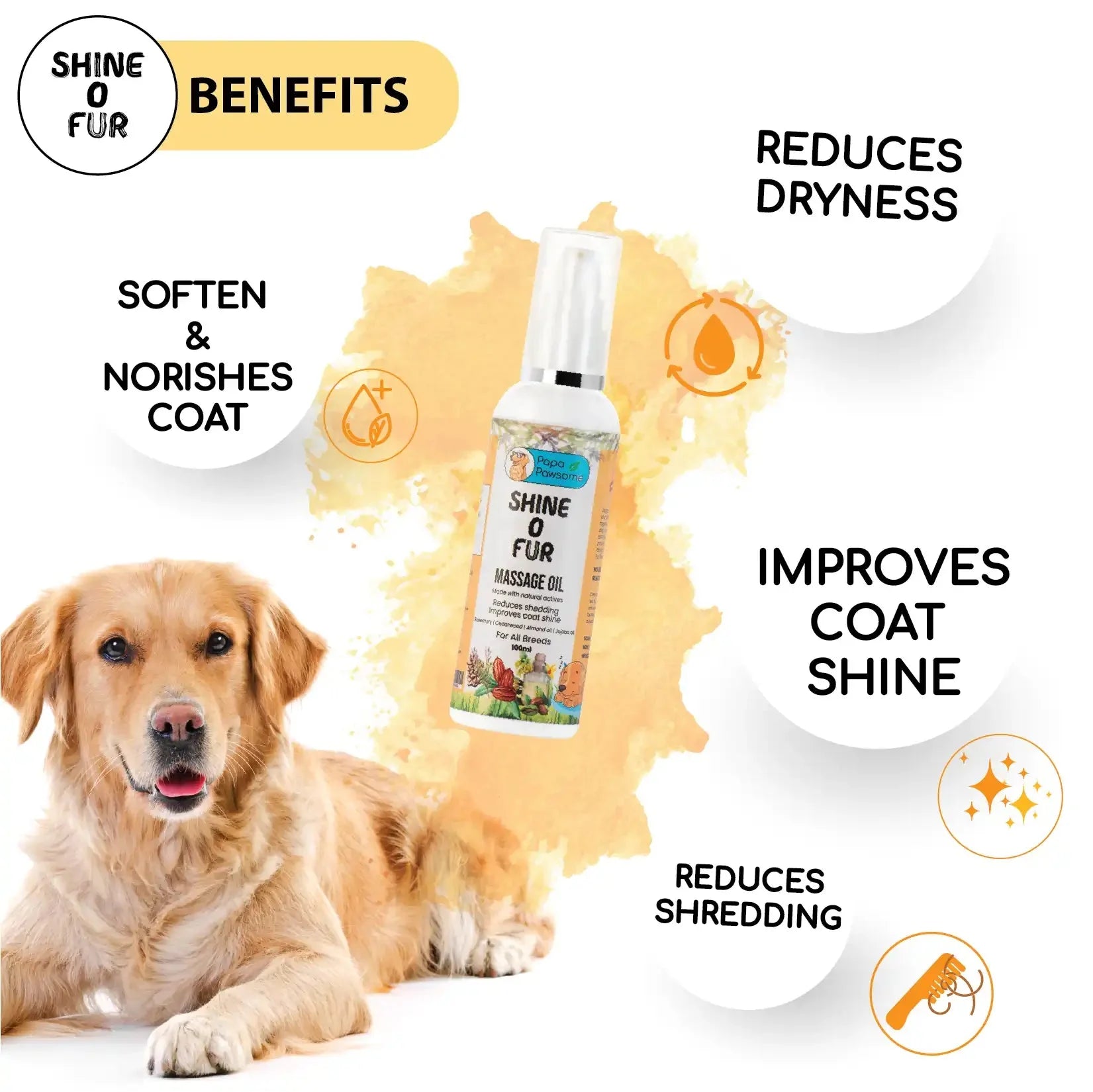 Golden retriever Complete Grooming kit - Papa Pawsome