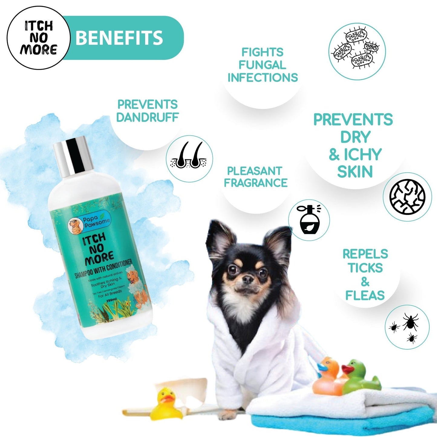 ITCH NO MORE Spa Kit - Big - Papa Pawsome