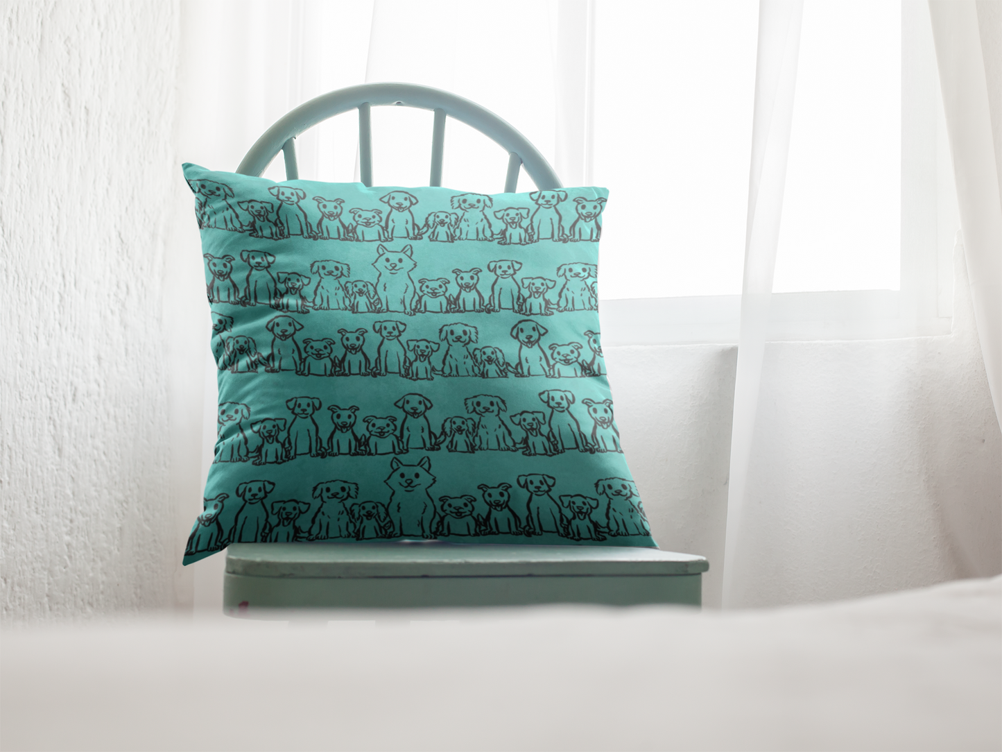 Puppy Eyes Cushion Cover - PawLaLand