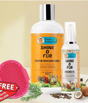 Pawsome Hair fall Control Combo + Free Palm Brush