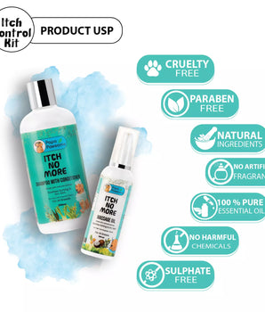 Itch Control Kit + Free Palm Brush