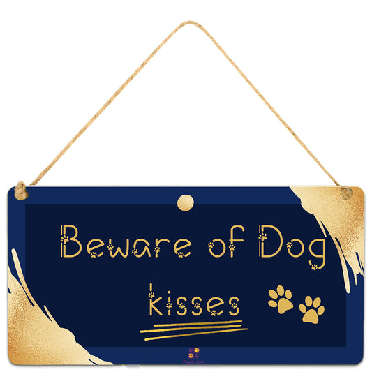 Dog kisses Wall/Door Hanging